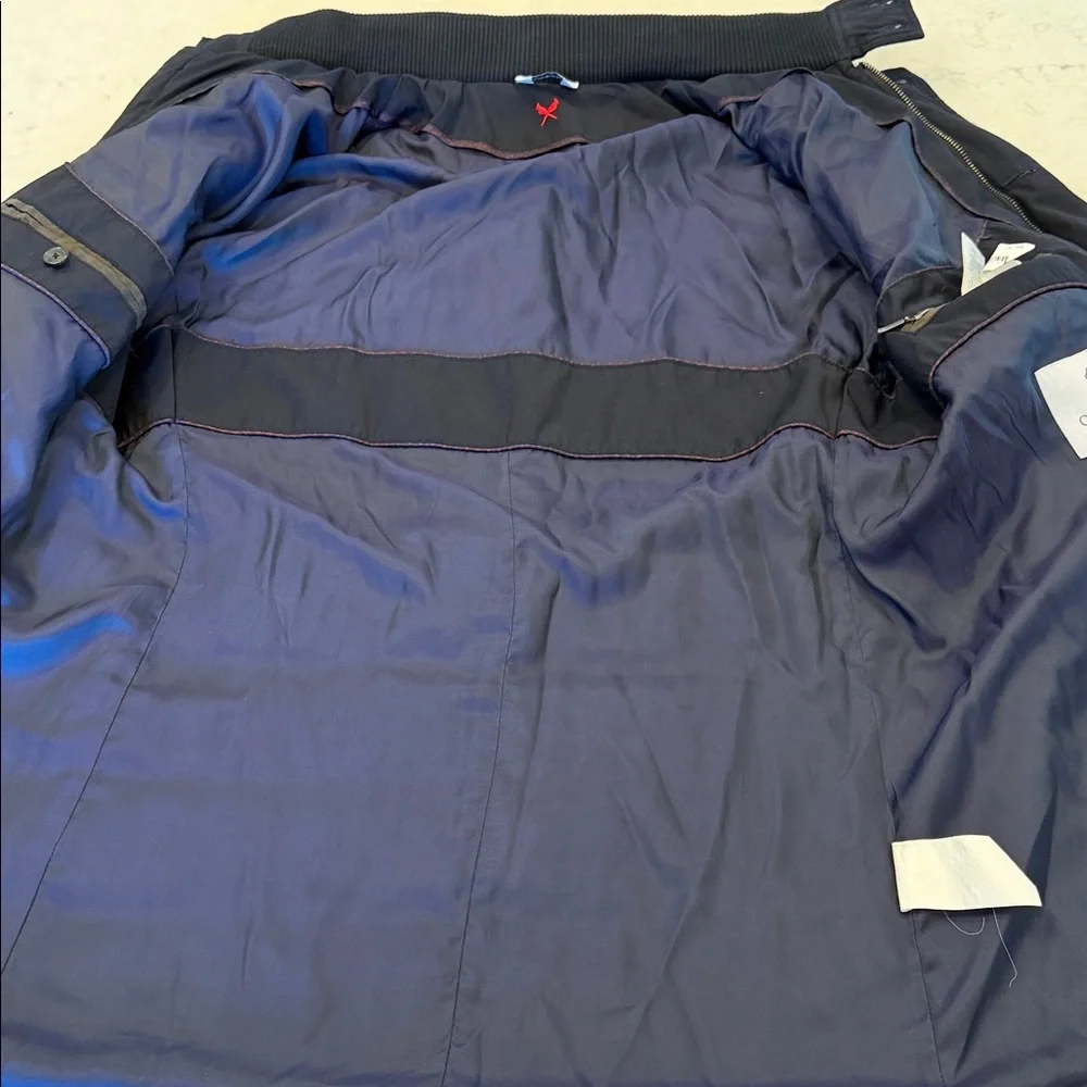 CARDINAL OF CANADA Quilted Wool Car Coat Navy‎ Size Large - Picture 11 of 15